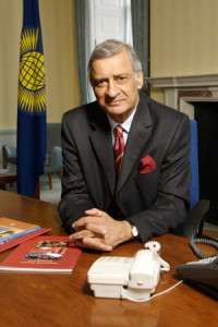 Commonwealth Secretary General, Kamalesh Sharma