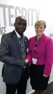 Anderson with Carole Baine General Manager, Country Services, Silver Chain at the ACSA IHASA conference 2015