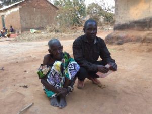 Daviness with her son John Ng’andu