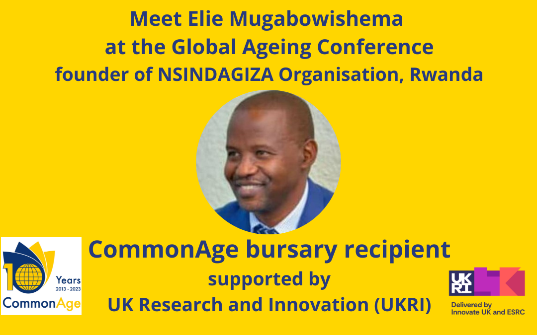 Rwandan delegate to attend the Global Ageing Conference thanks to our travel bursary