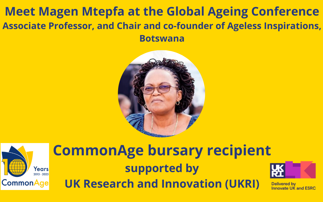 Botswanan delegate to attend the Global Ageing Conference thanks to our travel bursary